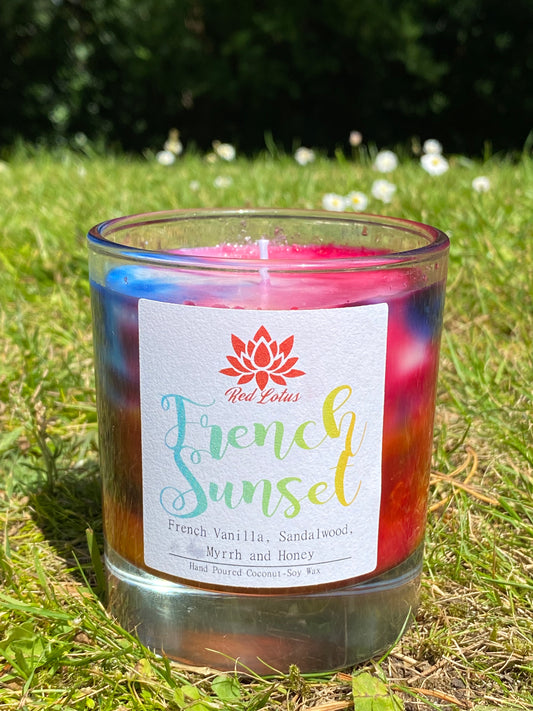 French Sunset Luxury Marbled Candle